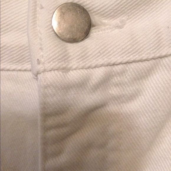 💥NWOT💥VINTAGE 80’S WHITE DENIM JEAN CAPRI - Picture 5 of 16